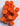 Blank dice in orange - writeable - 14mm or 16mm 